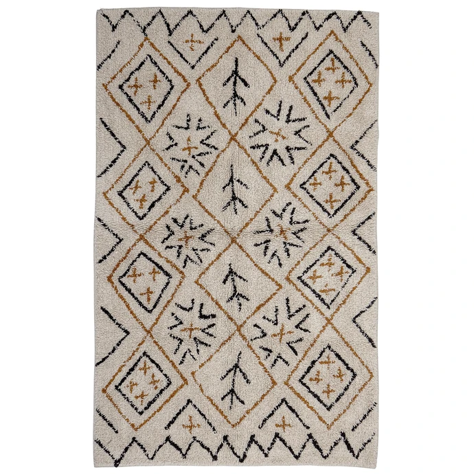 Bloomingville / Bavlnený koberec Jaida Nature 150 x 90 cm