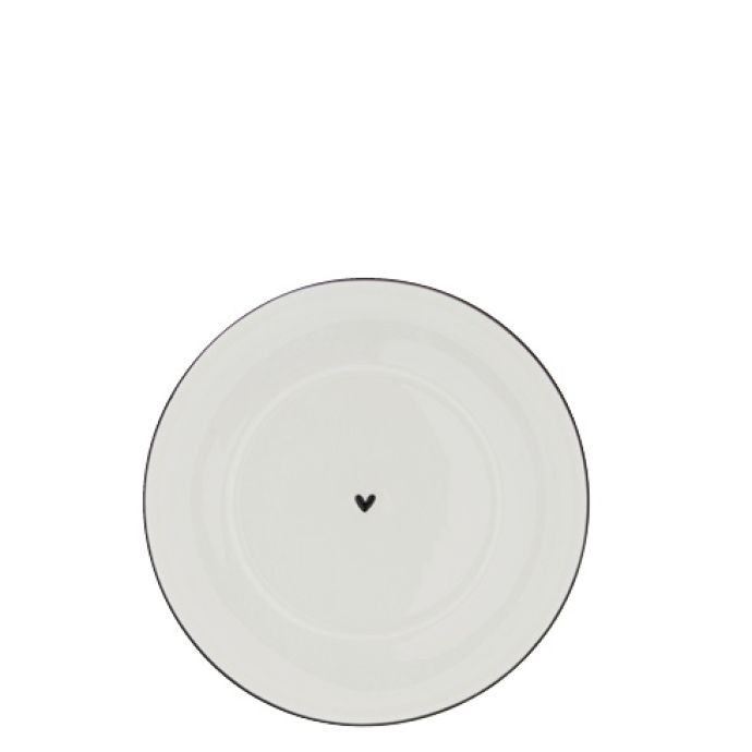 Bastion Collections / Porcelánová podšálka Black Heart 15cm