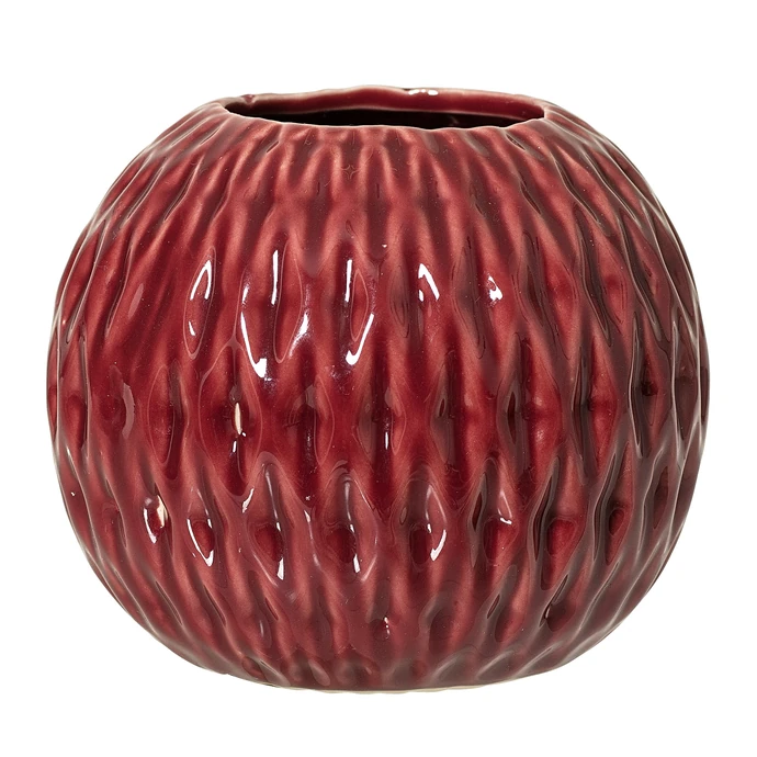 Bloomingville / Keramická váza Red 10cm