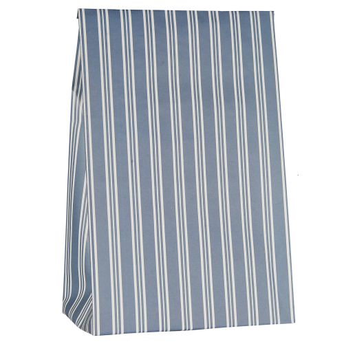 IB LAURSEN / Papierové vrecko Blue Stripes 28,5cm