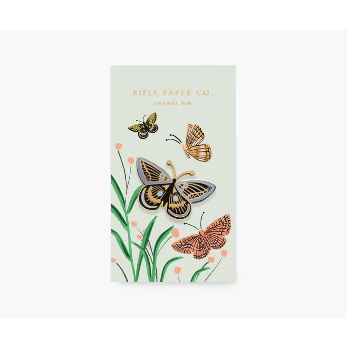 Rifle Paper Co. / Kovový odznačik Butterfly