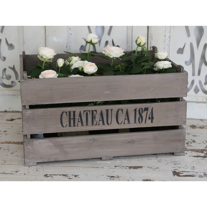 Chic Antique / Veľký drevený box Chateau