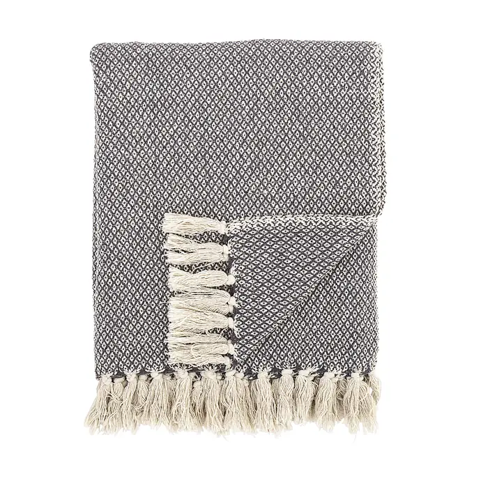 Bloomingville / Prehoz Nature Fringes - Grey