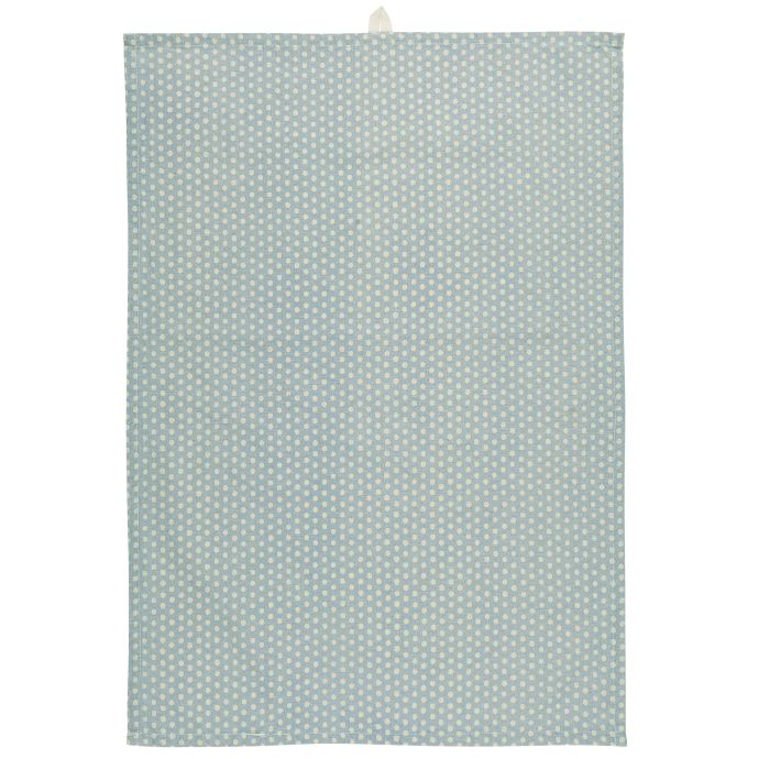 IB LAURSEN / Utěrka Light Blue White Dots