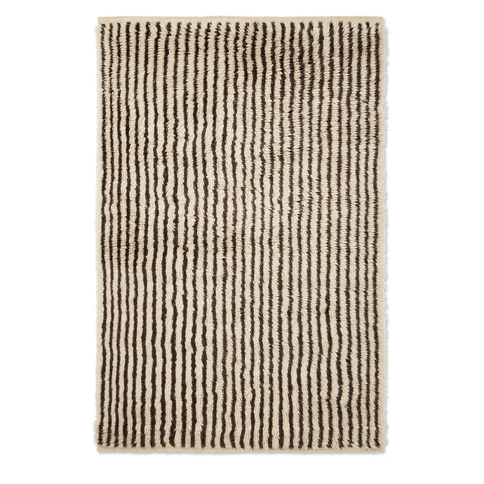 Ferm Living / Koberec z novozélandskej vlny Kami Coffee 120 x 180 cm