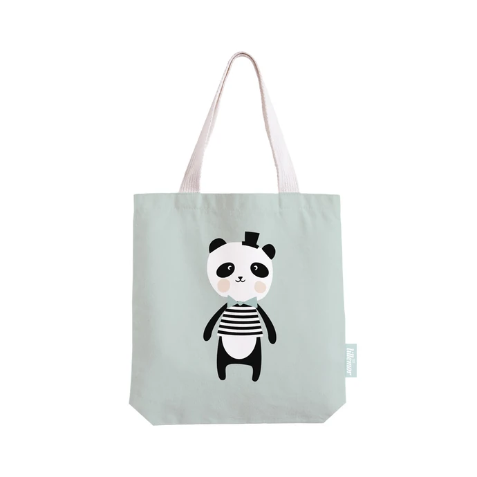 EEF lillemor / Bavlnená taška Shopper Black Panda