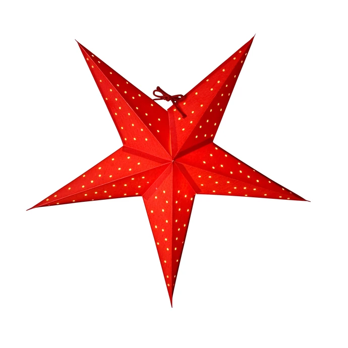 watt & VEKE / Závesná svietiaca hviezda Stella Red 52 cm