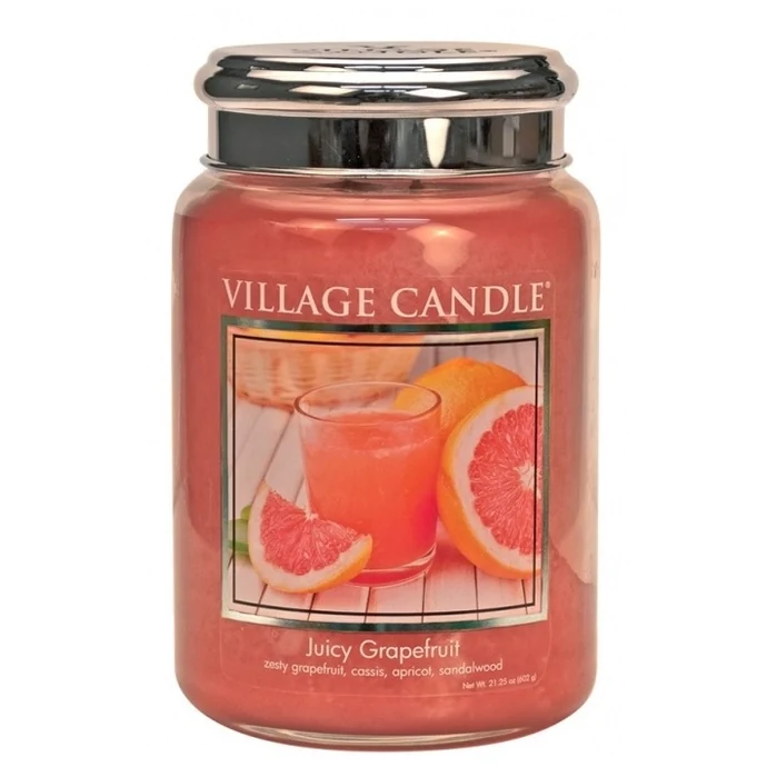 VILLAGE CANDLE / Sviečka Village Candle - Juicy Grapefruit 602g