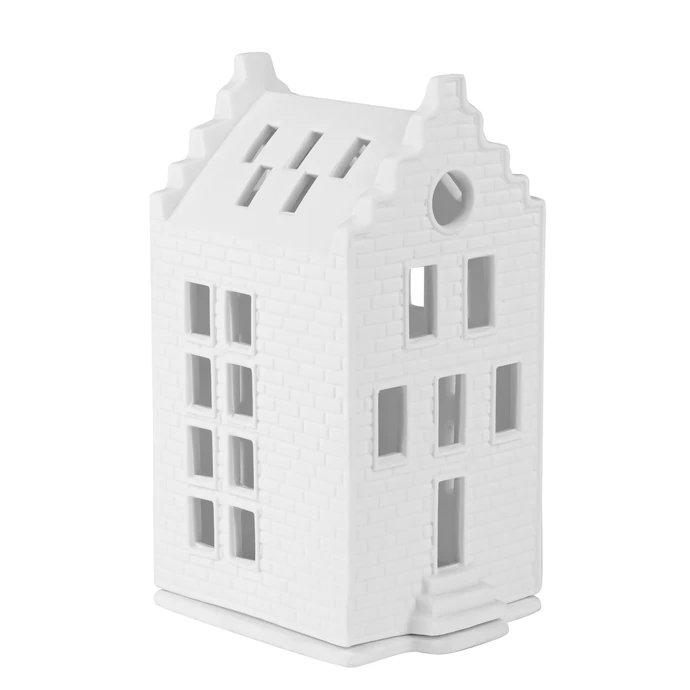räder / Porcelánový svícen domeček Small Brick House 16 cm