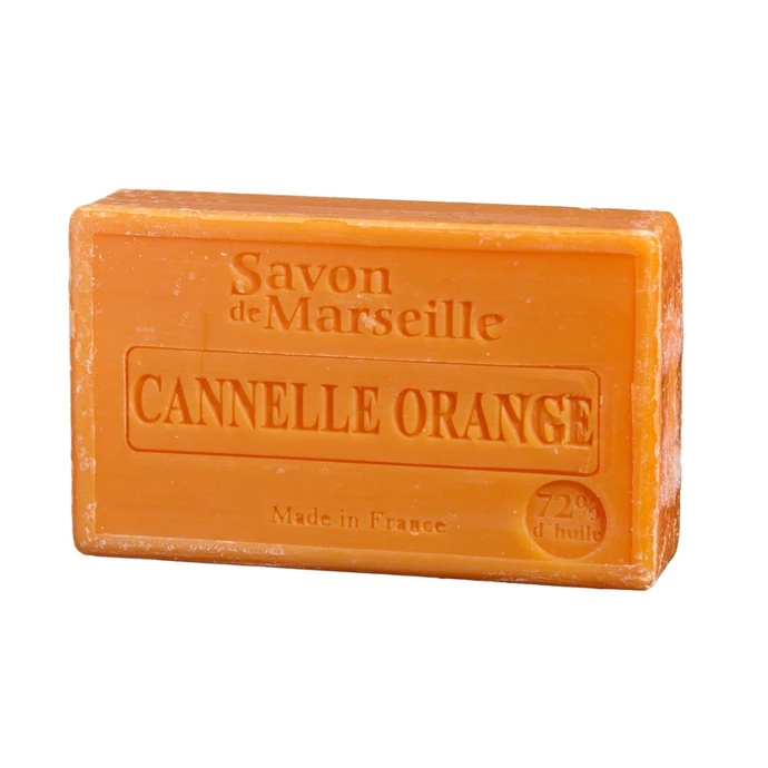 LE CHATELARD / Marseillské mydlo 100 g - škorica a pomaranč