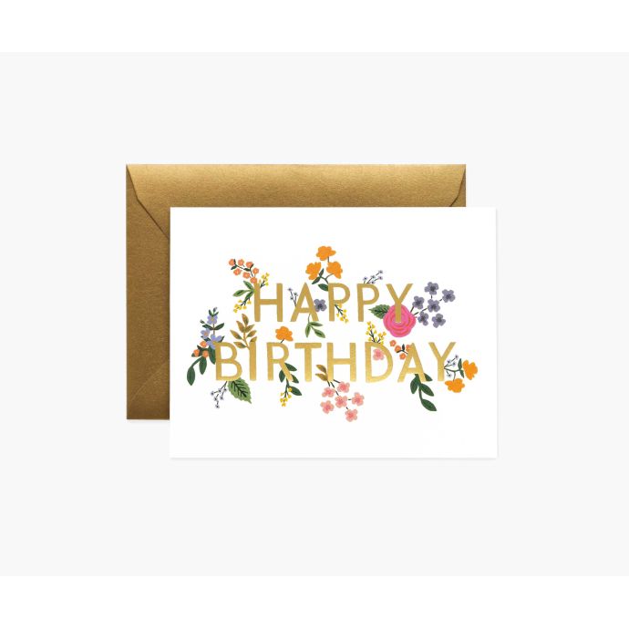 Rifle Paper Co. / Narozeninové přání Wildwood