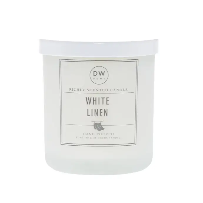 dw HOME / Vonná svíčka ve skle White Linen 264 g