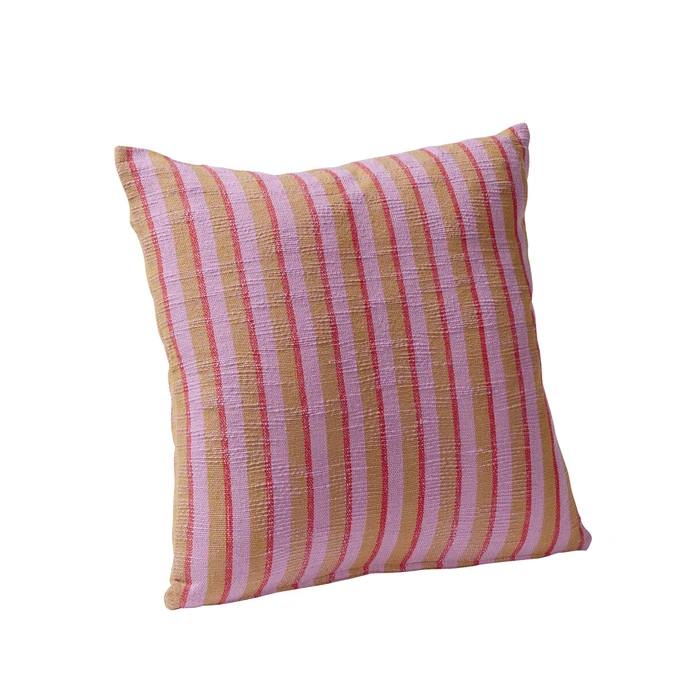 Hübsch / Bavlněný polštář s výplní Pavilion Pink 50 x 50 cm