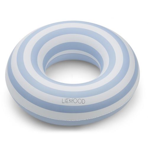 LIEWOOD / Nafukovací kruh Baloo Stripe Blue Creme - 45cm