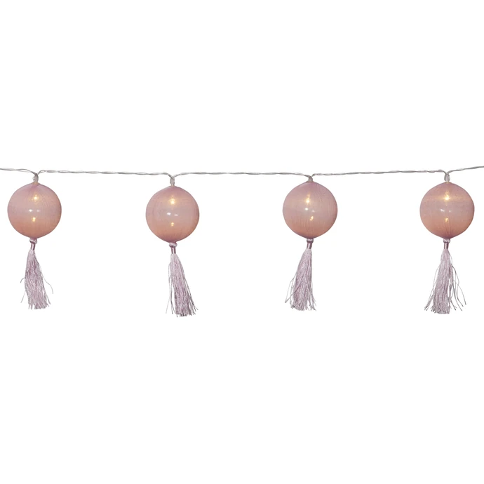 STAR TRADING / Dekorativní světelný řetěz Jolly Tassel Pink