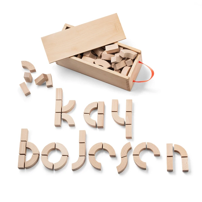 Kay Bojesen Denmark / Dřevěné dětské kostičky Alphabet