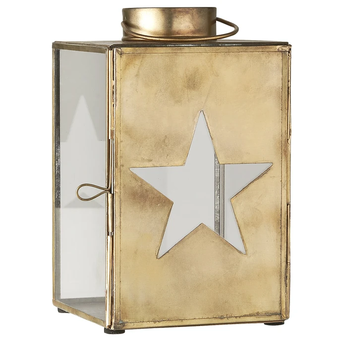 Ib Laursen / Kovový lampáš Star Brass Small