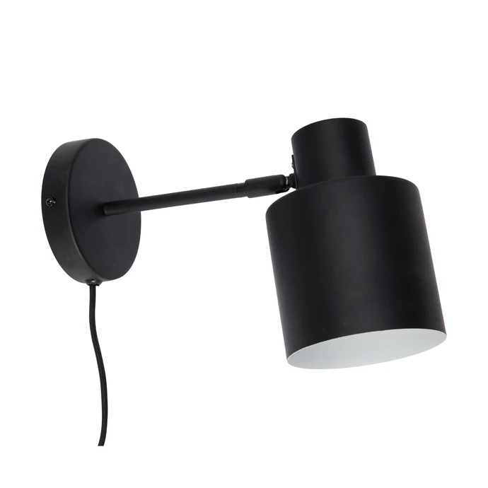 Hübsch / Nástenná kovová lampička Black
