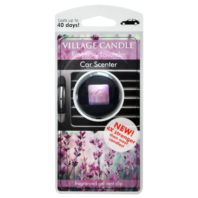 VILLAGE CANDLE / Vůně do auta s klipem Village Candle - Rosemary Lavender