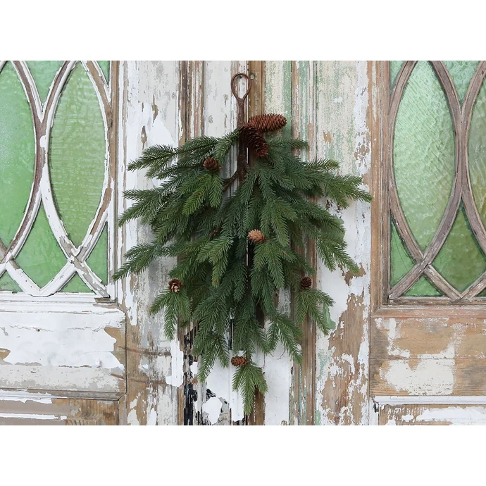Chic Antique / Dekoratívna vetva so šiškami Pine
