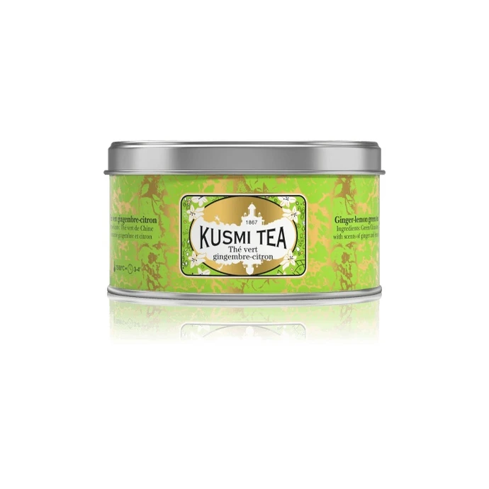 KUSMI TEA / Sypaný zelený čaj Kusmi Tea - Ginger Lemon Tea 125g