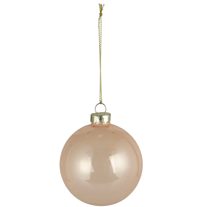 IB LAURSEN / Skleněná baňka Clear Beige 8cm