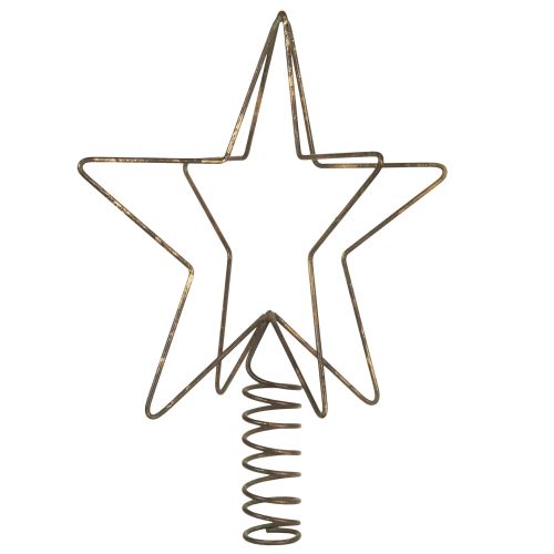 IB LAURSEN / Vianočná hviezda na stromček Star Antique Brass