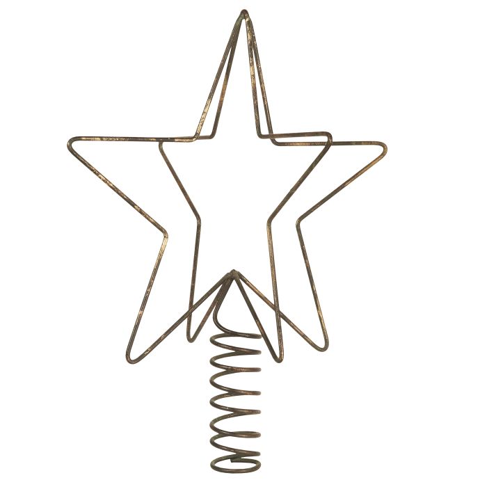 IB LAURSEN / Vianočná hviezda na stromček Star Antique Brass