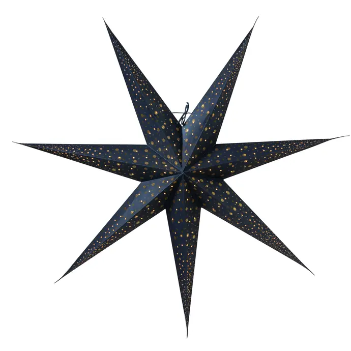 watt & VEKE / Závesná svietiaca hviezda Isadora Blue 80 cm