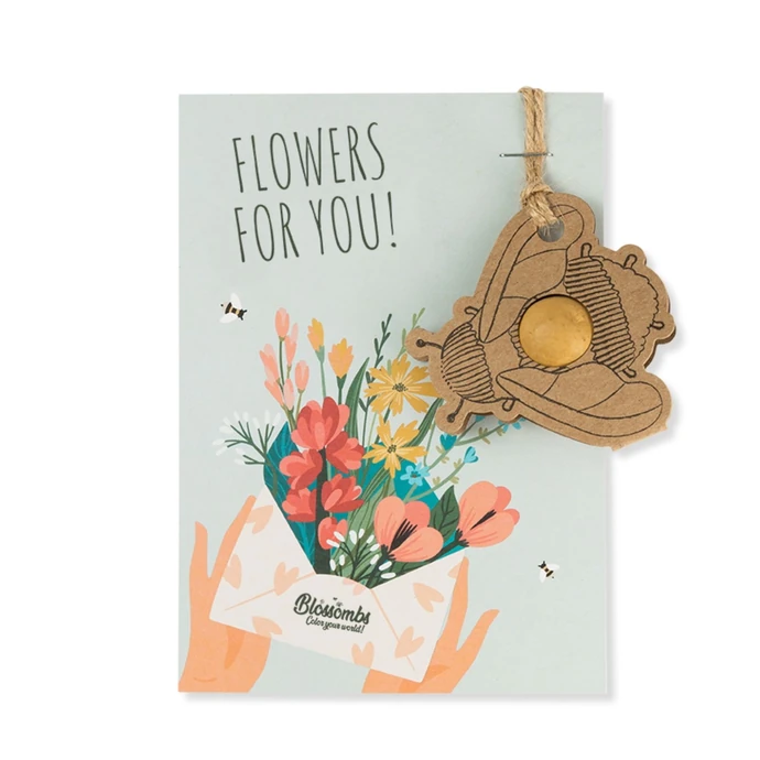 Blossombs / Semienka divokých kvetov Bumblebee + pohľadnica
