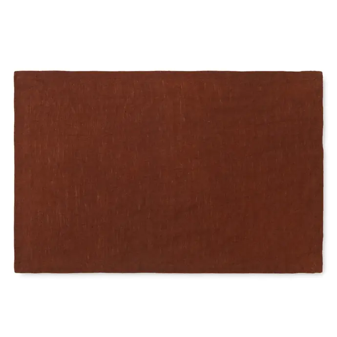 Ferm Living / Látkové prostírání Linen Cinnamon – set 2 ks