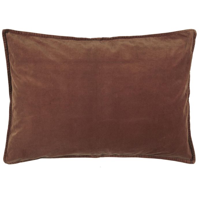 IB LAURSEN / Sametový povlak na polštář Rust 52x72cm