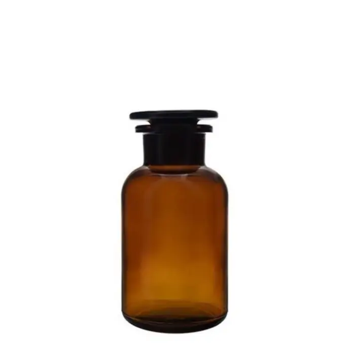 KUISHI / Sklenená dóza s viečkom Amber Apothecary 250 ml