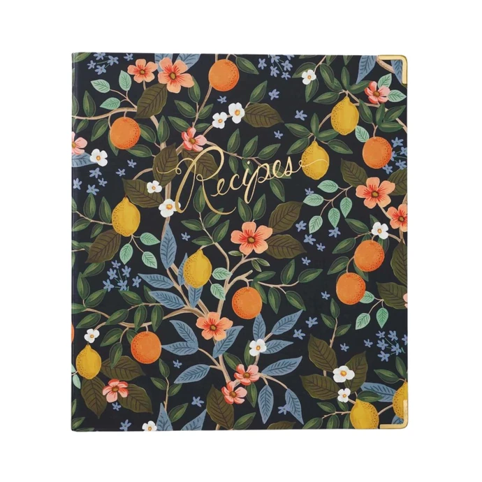 Rifle Paper Co. / Kroužkový pořadač na recepty Citrus Grove