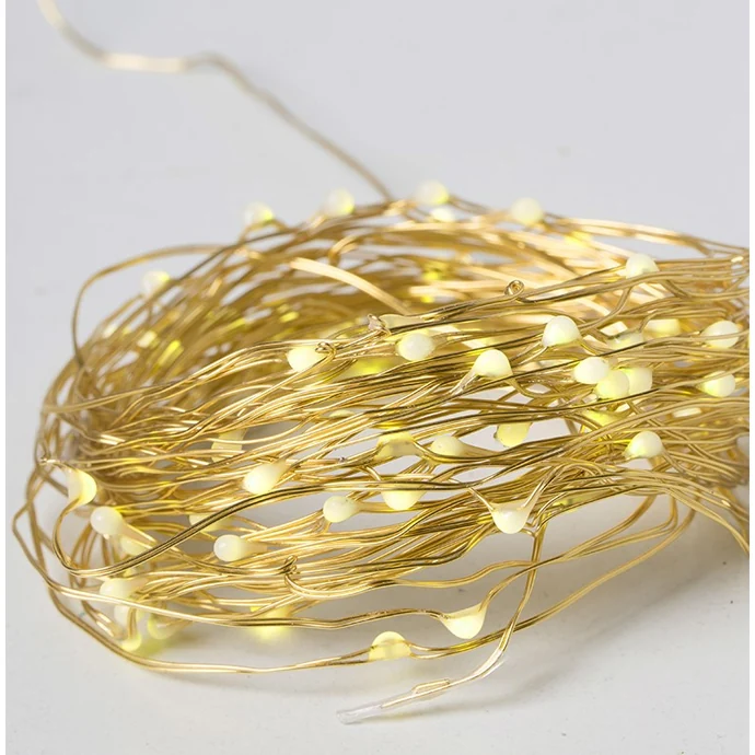 watt & VEKE / Světelný LED řetěz Micro Gold
