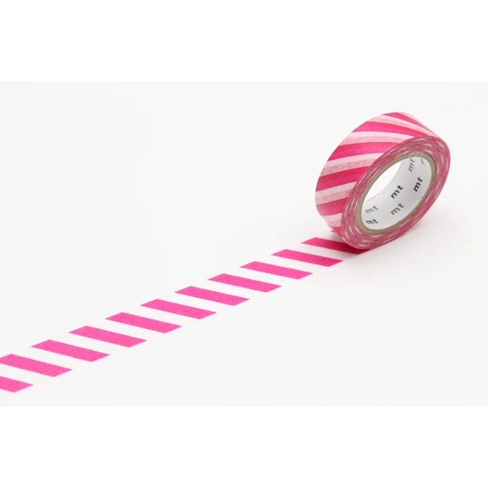 mt / Japonská papírová páska Magenta Stripe