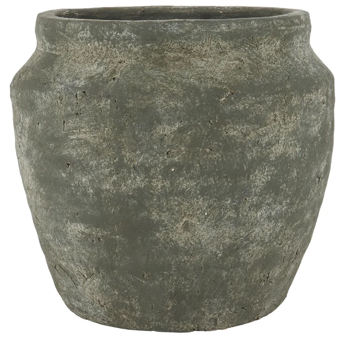 Ib Laursen / Hliněný obal na květináč Athen Green 17 cm