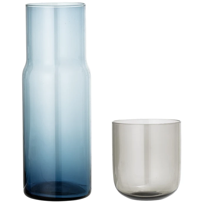 Bloomingville / Sklenená karafa s pohárom Decanter & Glass