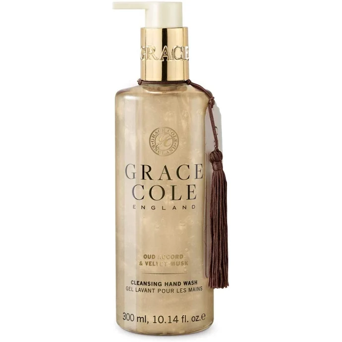Grace Cole / Tekuté mýdlo na ruce Oud Accord & Velvet Musk 300ml