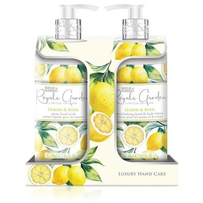 Baylis & Harding / Darčeková sada pre starostlivosť o ruky Lemon & Basil - 2x300ml