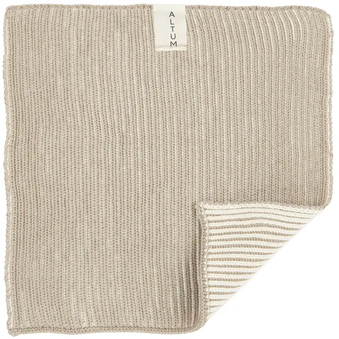 IB LAURSEN / Malý pletený ručník ALTUM Beige