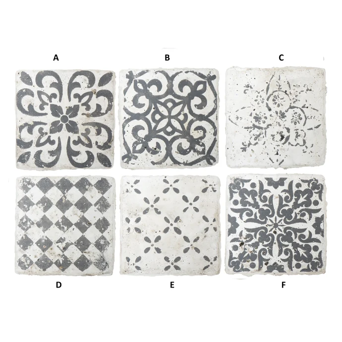 Ib Laursen / Mini keramická kachlička Marrakech Grey