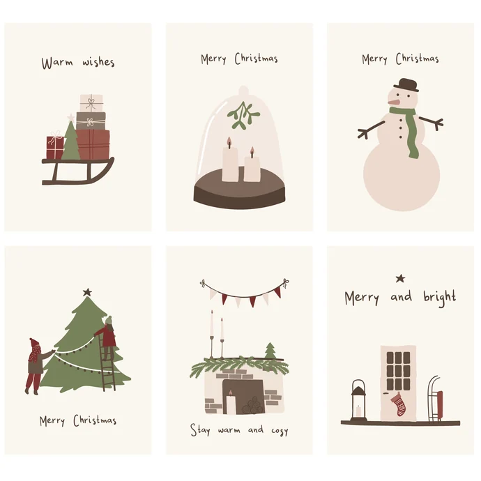 IB LAURSEN / Vánoční kartičky Christmas Mood