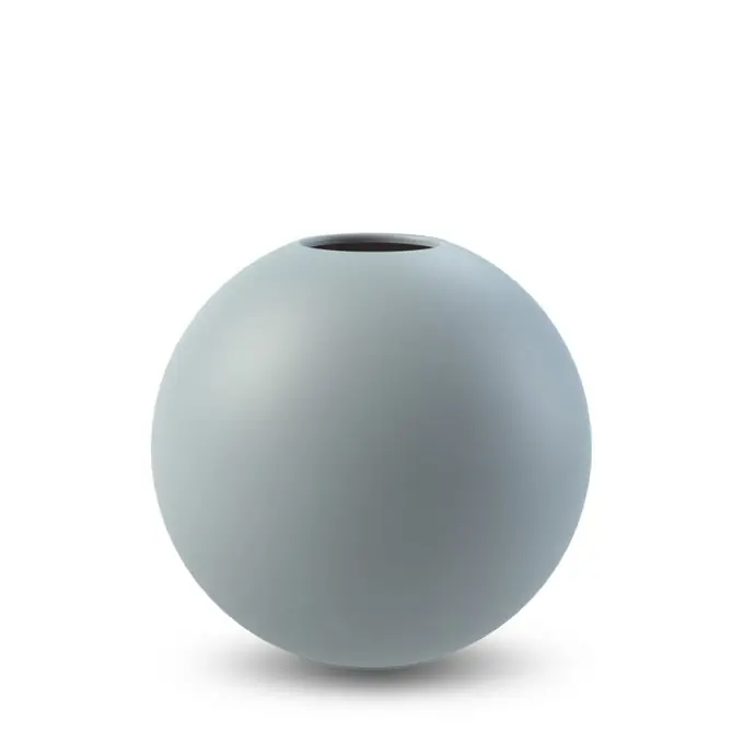 COOEE Design / Guľatá váza Ball Dusty Blue 10 cm