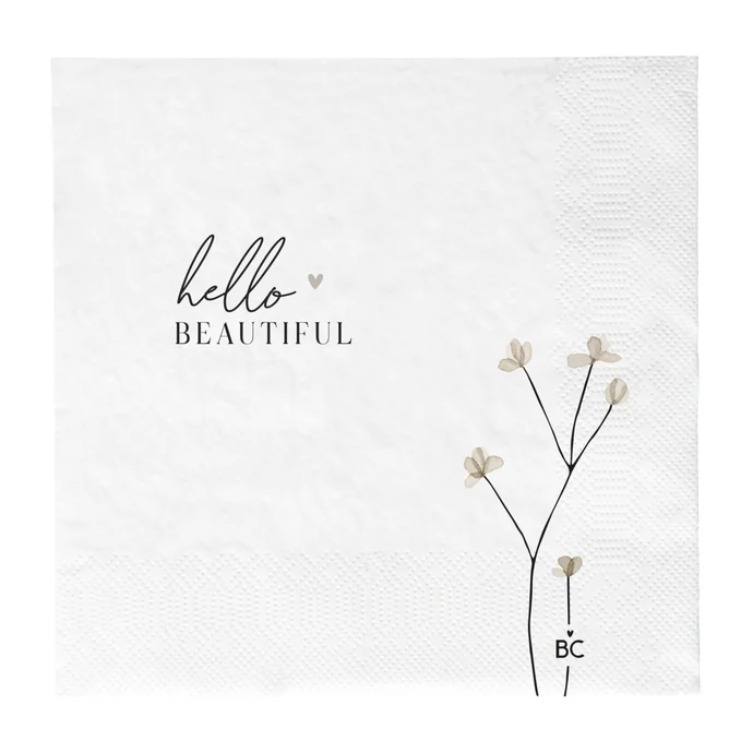 Bastion Collections / Papierové obrúsky Hello Beautiful – 20 ks