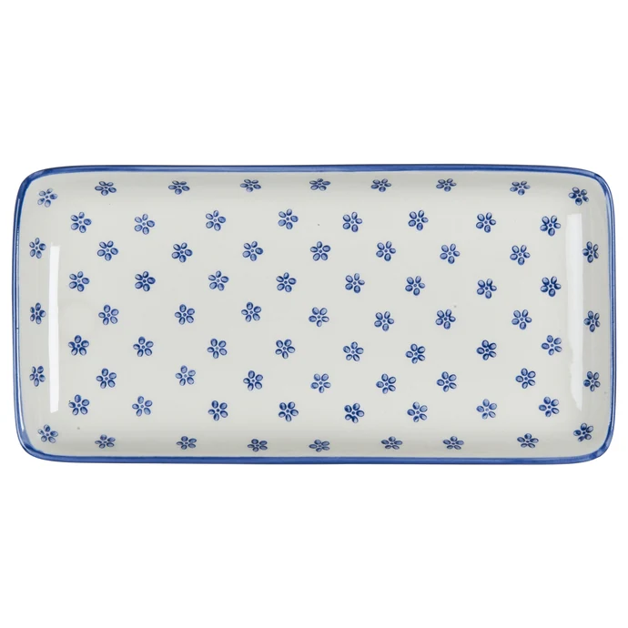 Ib Laursen / Tanierik Oblong Casablanca Bloom Blue 25 cm