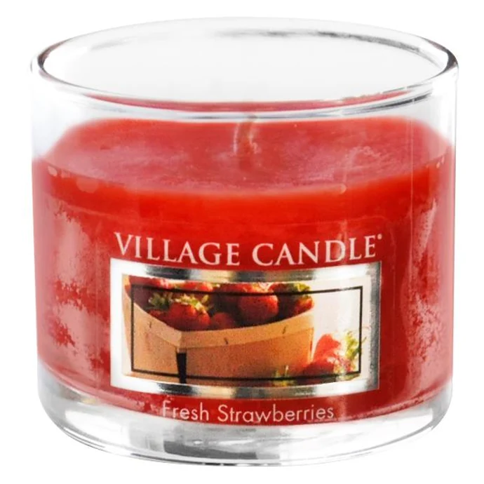 VILLAGE CANDLE / Mini svíčka Village Candle - Fresh Strawberries