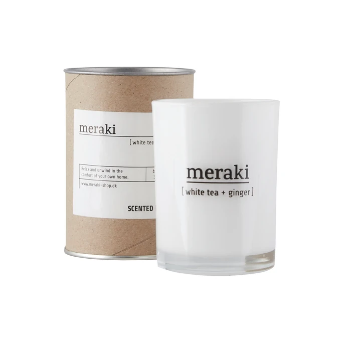 meraki / Vonná sviečka White tea & Ginger