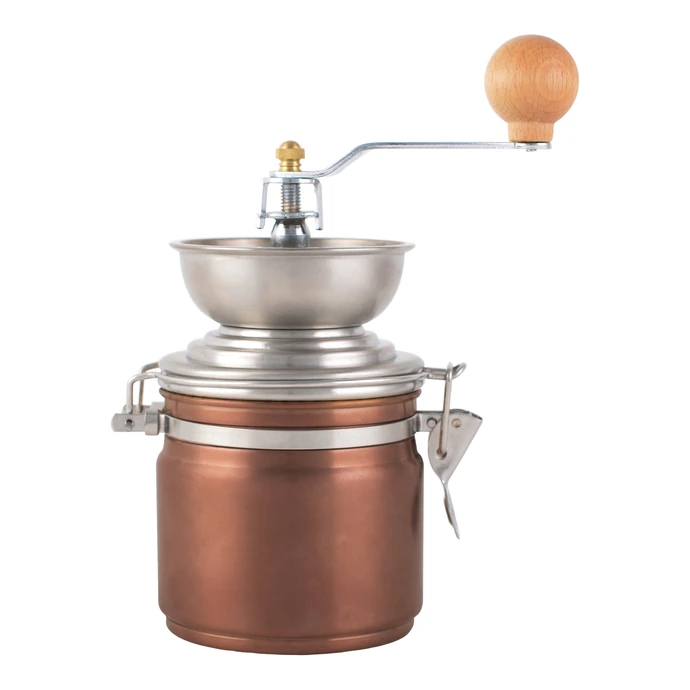 Kitchen Craft / Nerezový ručný mlynček na kávu La Cafetière Copper