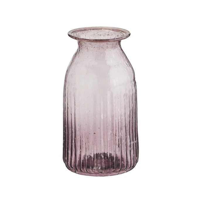 MADAM STOLTZ / Váza z recyklovaného skla Purple 13 cm